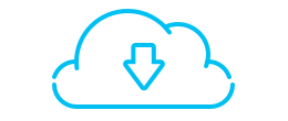 icon download cloud